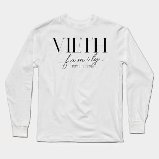 Vieth Family EST. 2020, Surname, Vieth Long Sleeve T-Shirt